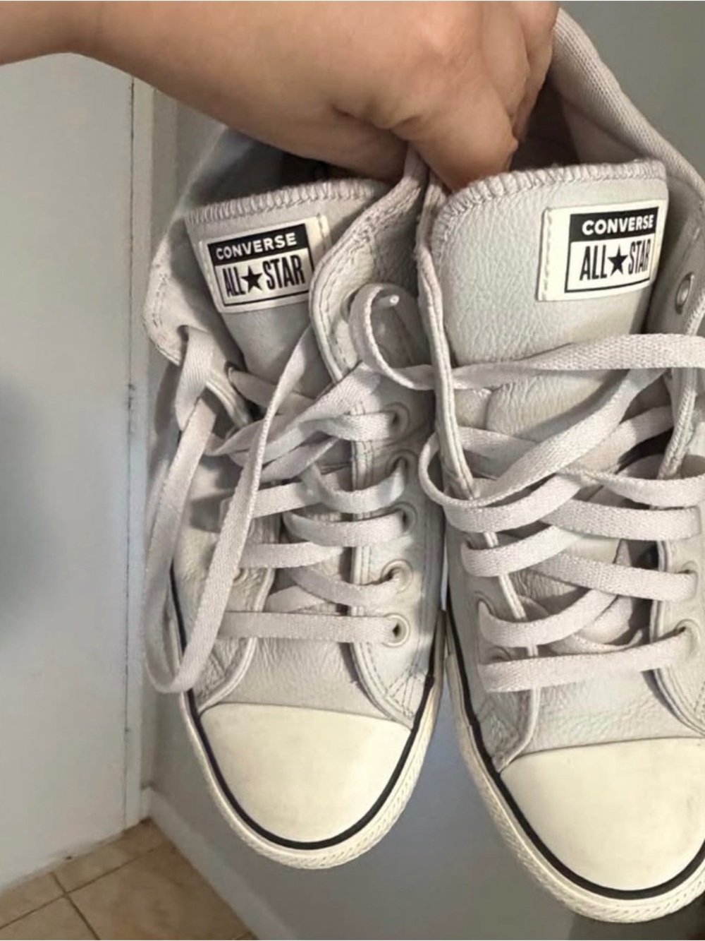 Converse All Star women’s ' High Top Sneakers in Light Gray